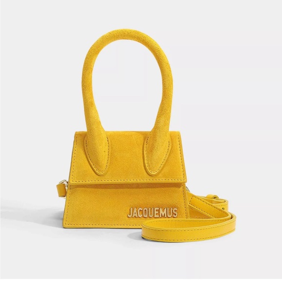 Jacquemus Handbags - Women’s Jacquemus Chiquito Mini Bag In Yellow Suede with crossbody strap in EUC